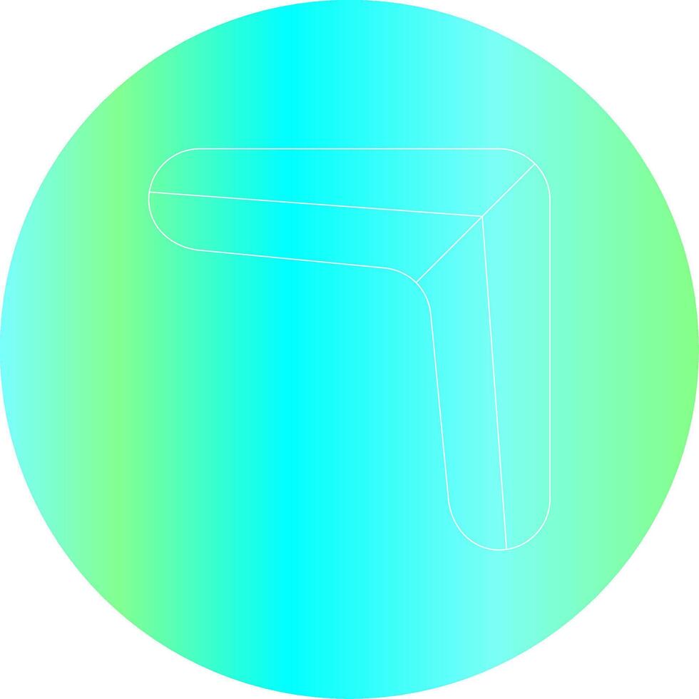 Line Gradient Circle Design vector