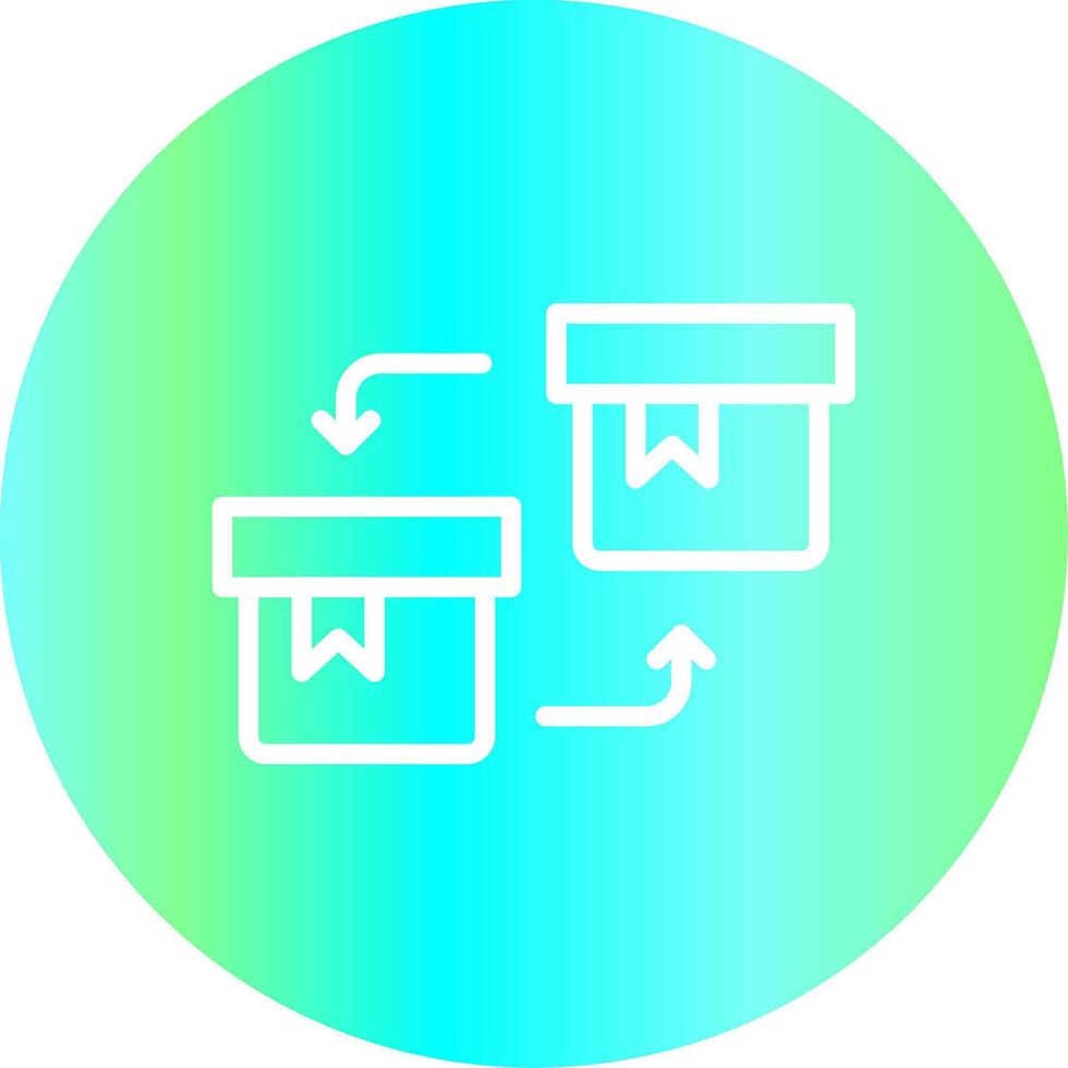 Line Gradient Circle Design vector