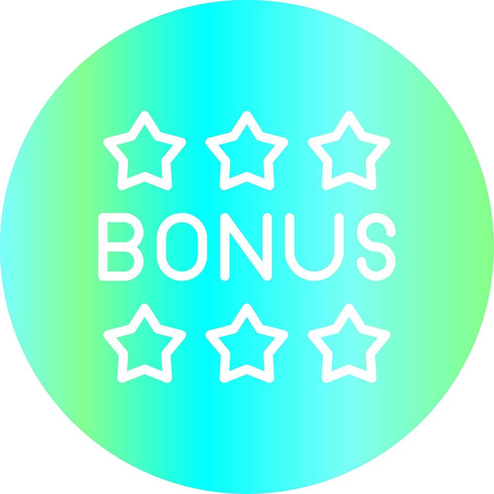 Bonus Creative Icon Design vector