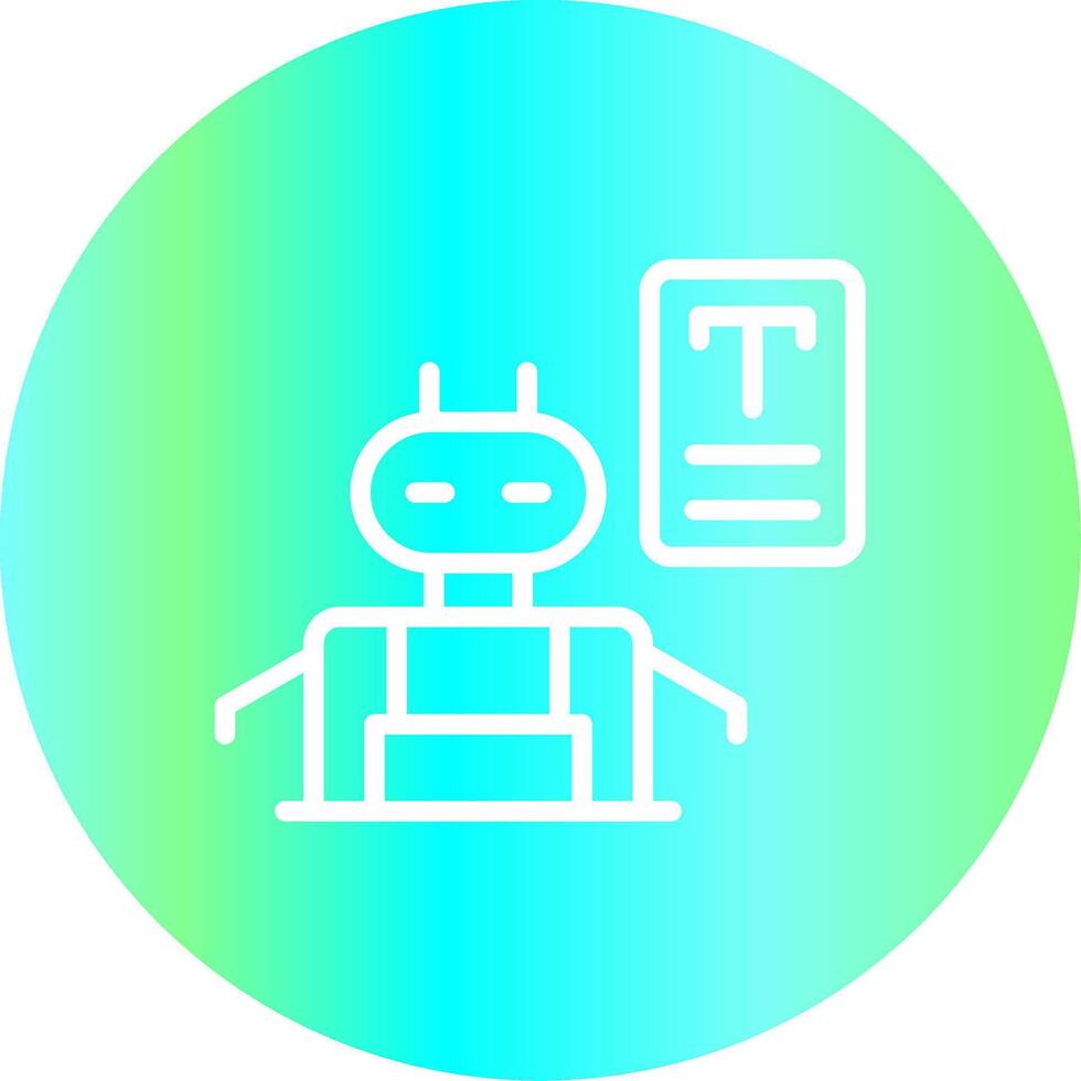 Bots Copywriting Creative Icon Design vector