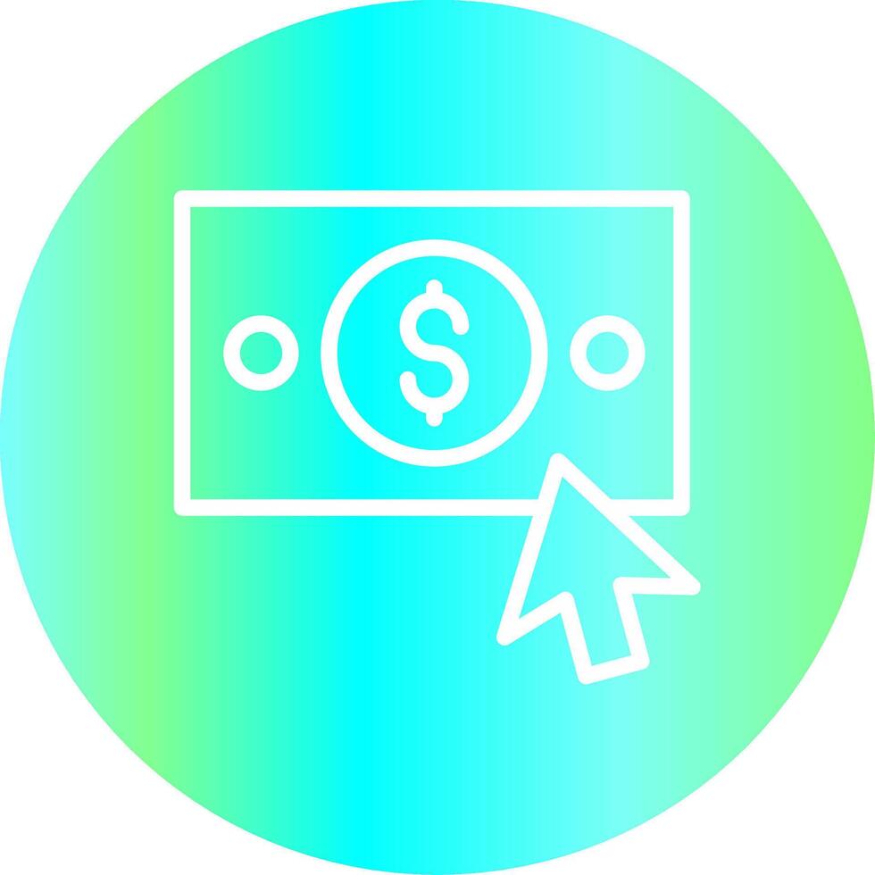 Pay Per Click Creative Icon Design vector