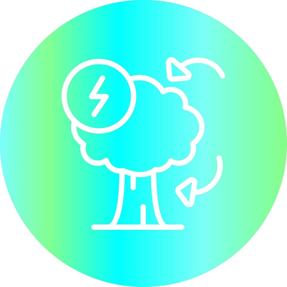Eco Electricity Creative Icon Design vector