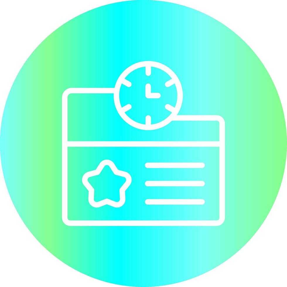 Project Deadline Creative Icon Design vector