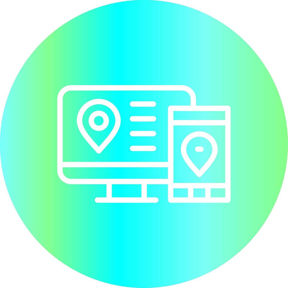 Multi Screen Marketing Creative Icon Design vector