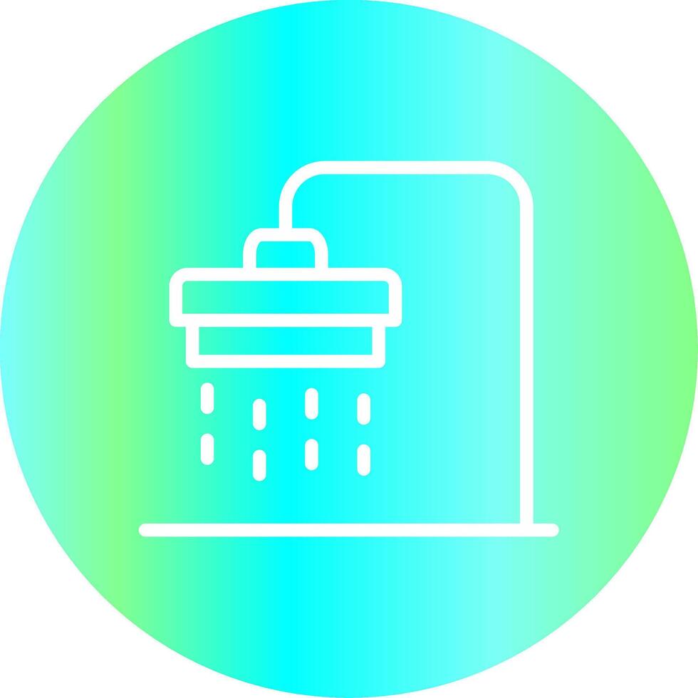 Shower Creative Icon Design vector