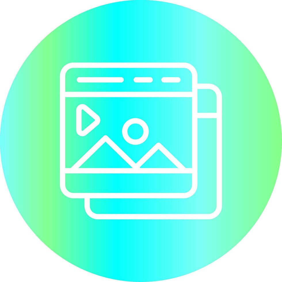 Content Creative Icon Design vector