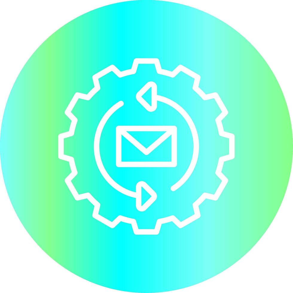Marketing Automation Creative Icon Design vector