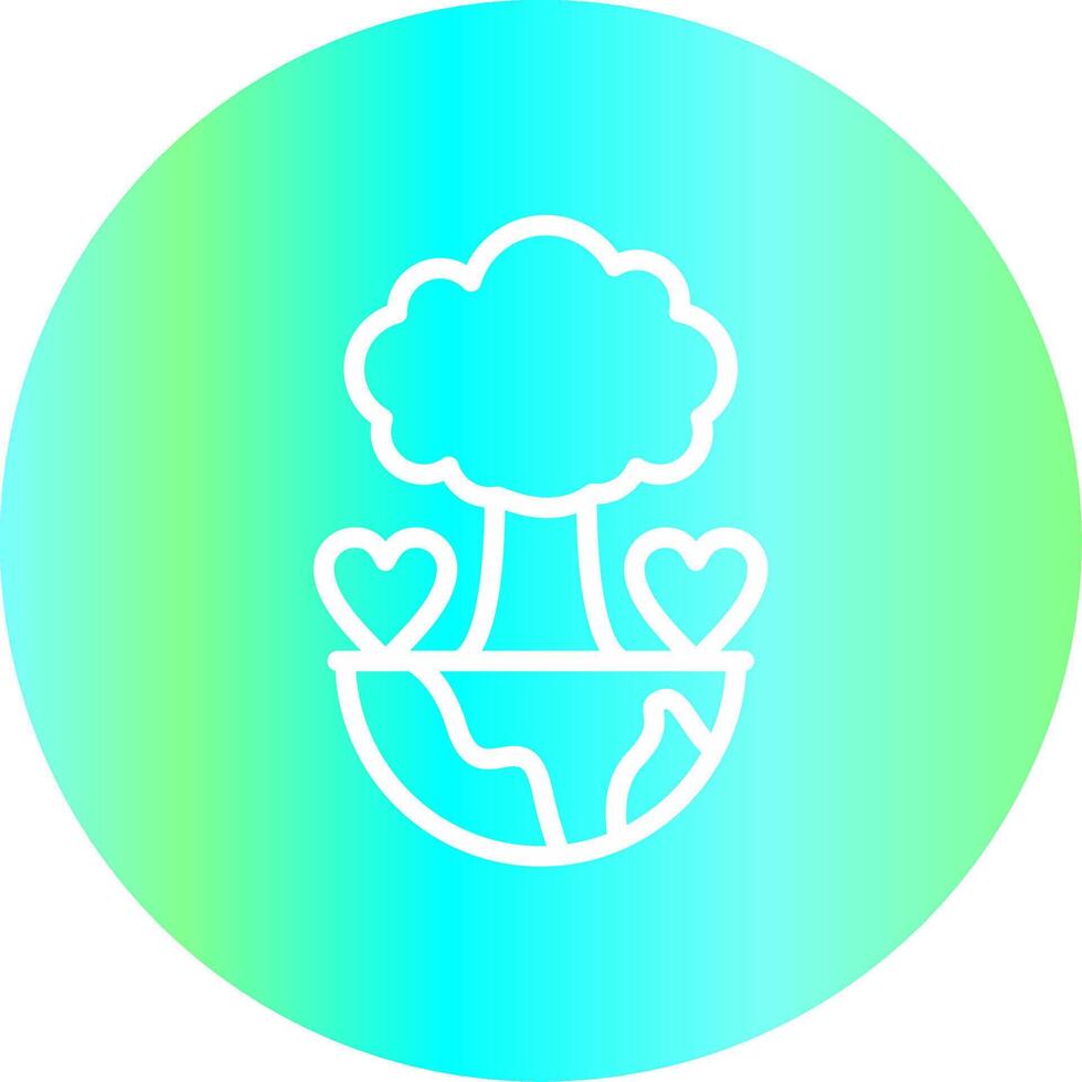 Save Planet Creative Icon Design vector