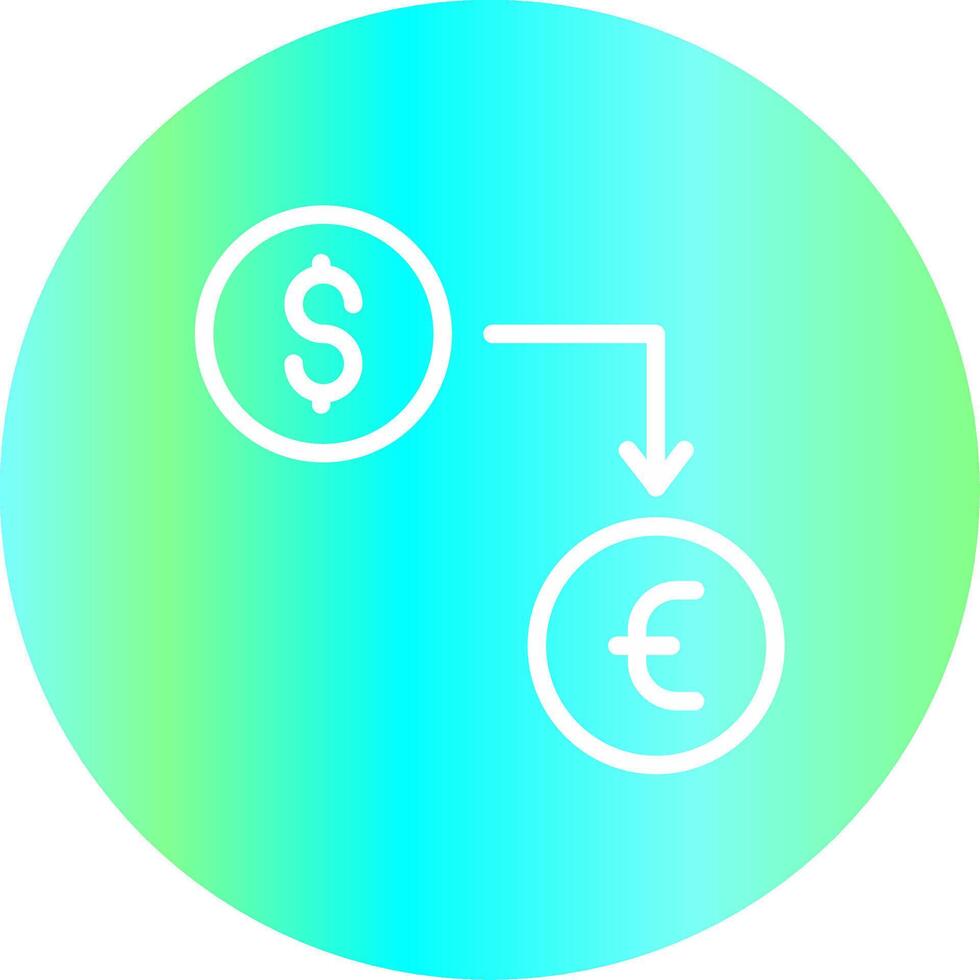 Currency Exchange Creative Icon Design vector