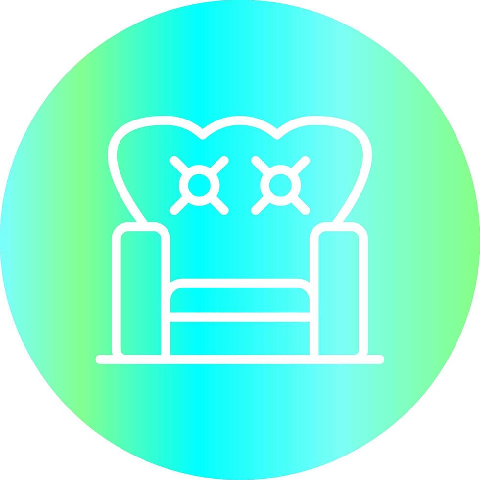 Armchair Creative Icon Design vector