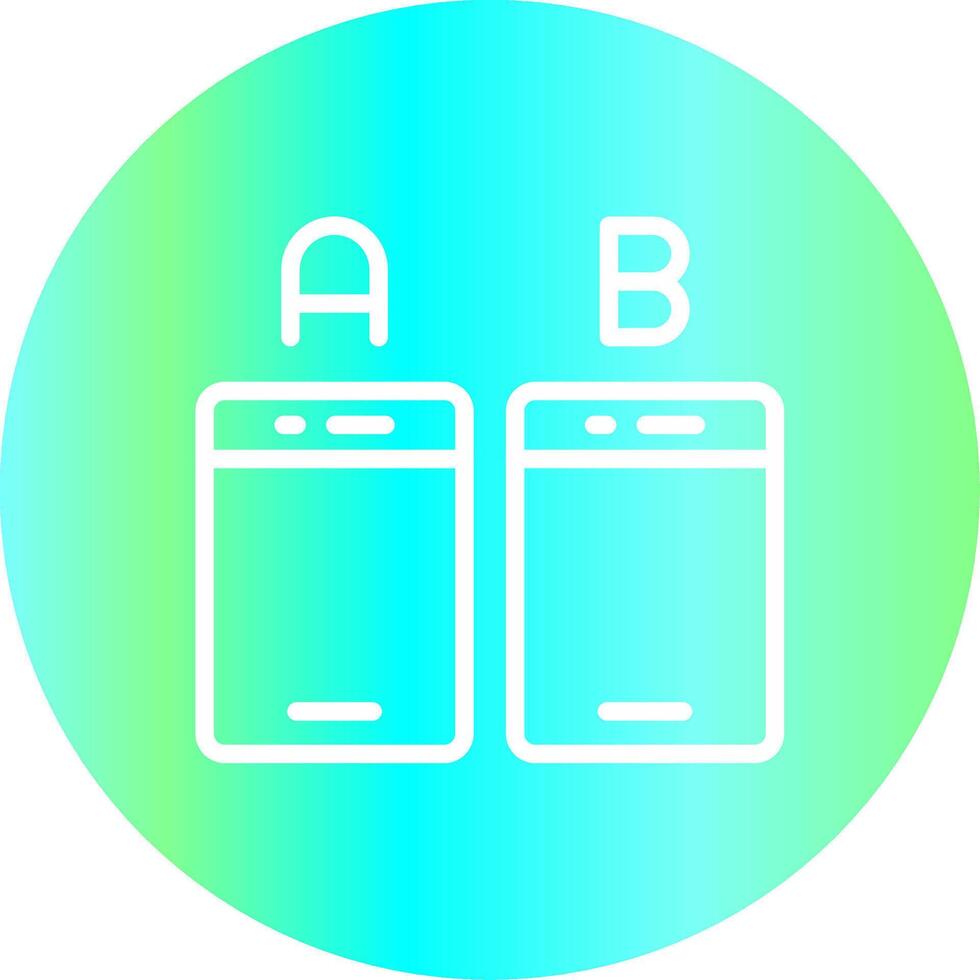 Line Gradient Circle Design vector
