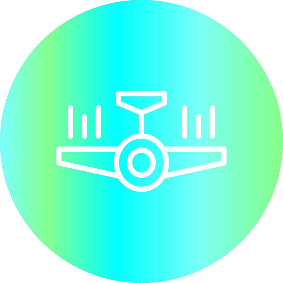 Airplane Creative Icon Design vector