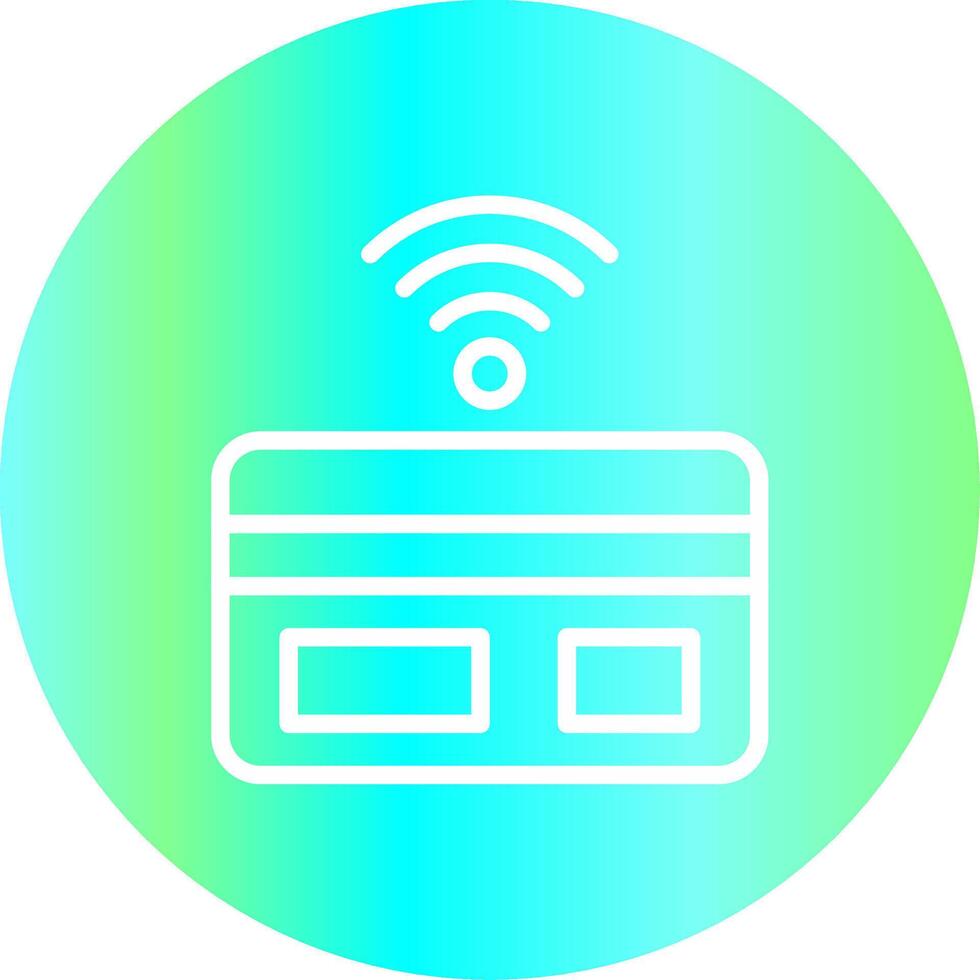 Smart Keycard Creative Icon Design vector