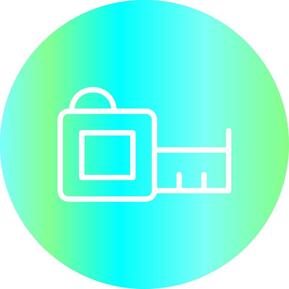 Measuring Tape Creative Icon Design vector