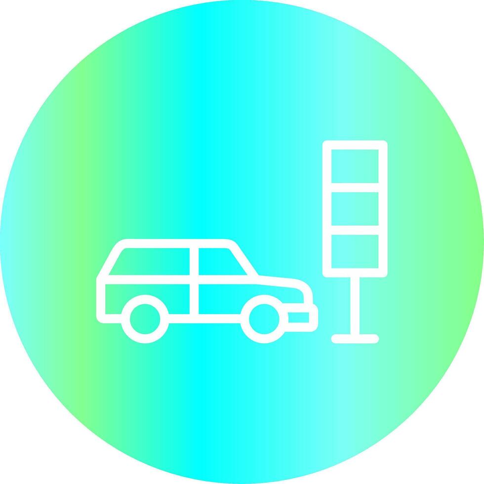 Taxi Signal Creative Icon Design vector