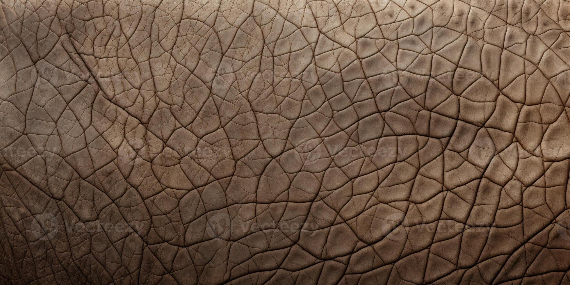 AI Generated Elephant Skin Texture. Brown Natural Leather. Old African Animal Wrinkled Background. Fauna Pattern. Wildlife And Safari Concept photo