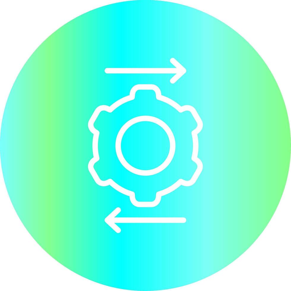 Machine to Machine Creative Icon Design vector