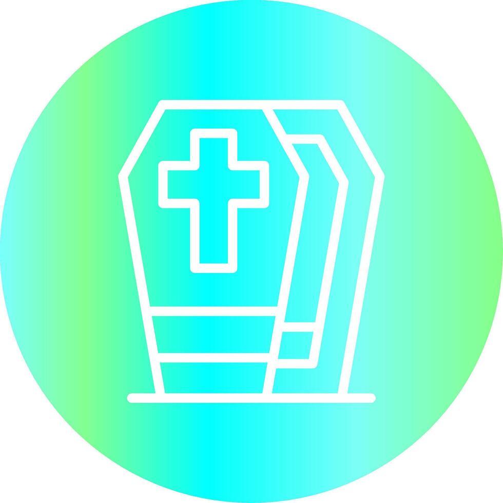 Coffin Creative Icon Design vector