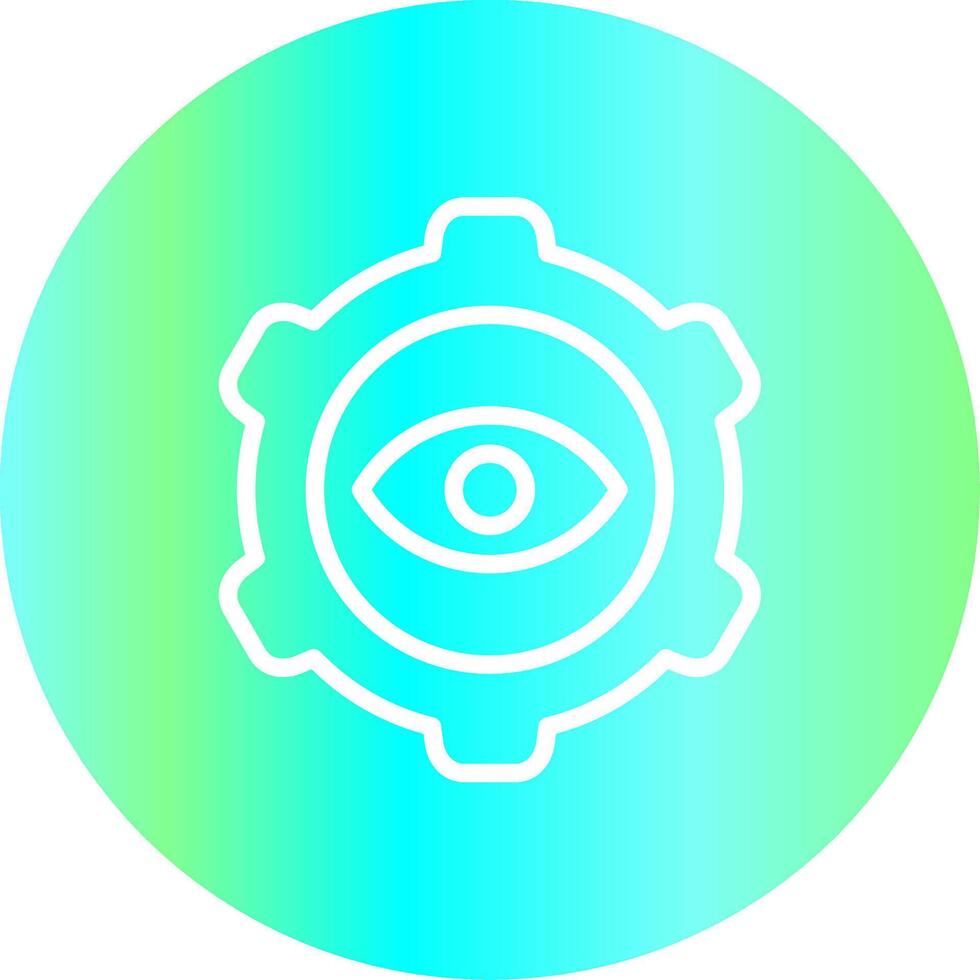 Eye Setting Creative Icon Design vector
