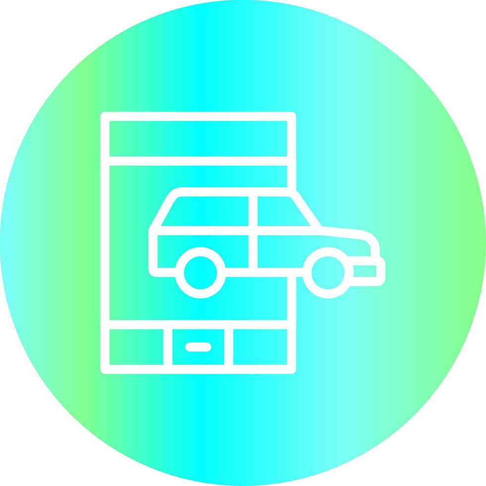 Call Taxi Creative Icon Design vector