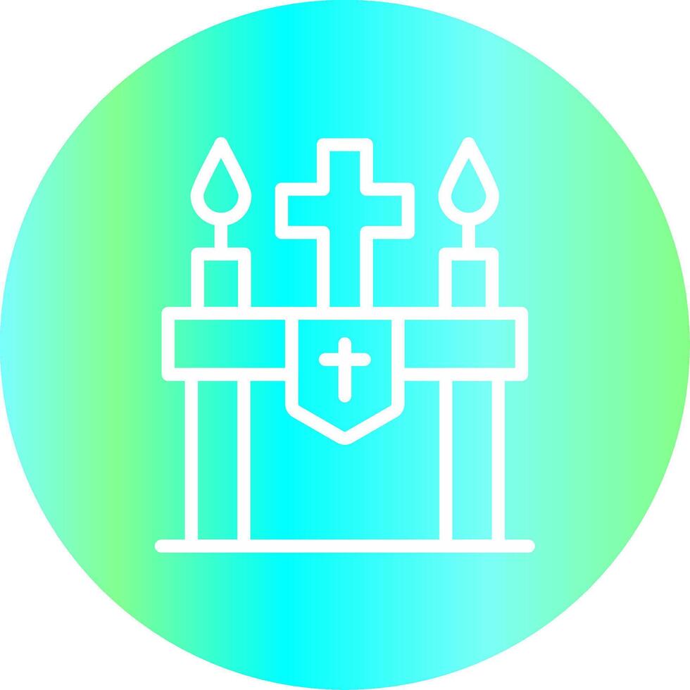 Altar Creative Icon Design vector