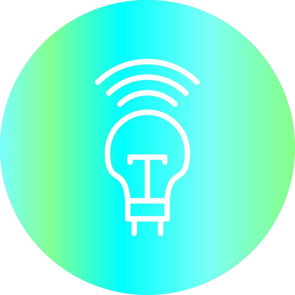 Smart Bulb Creative Icon Design vector