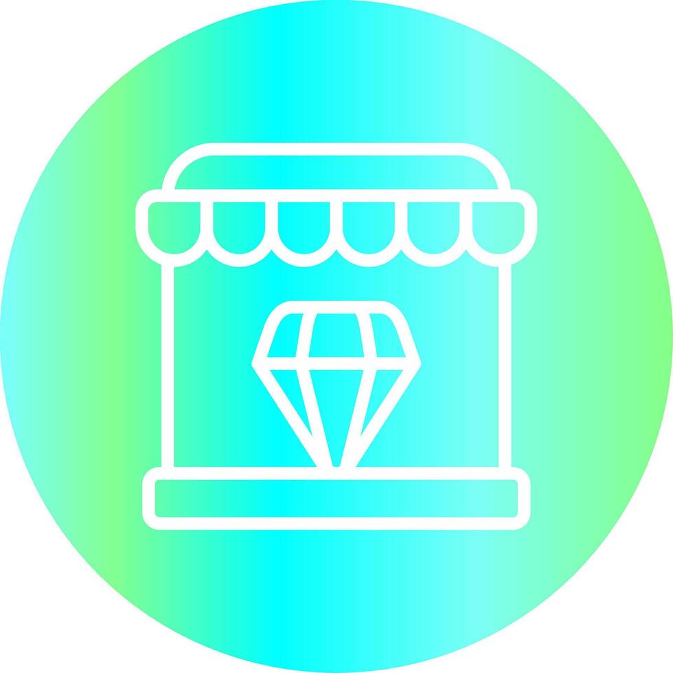 Diamond Shop Creative Icon Design vector