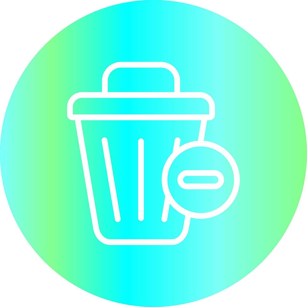 Delete Creative Icon Design vector