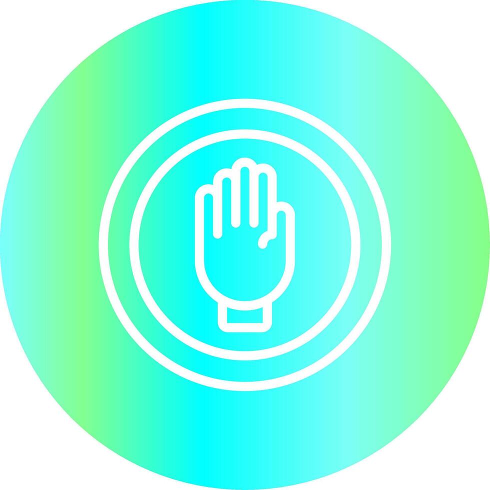 Stop Creative Icon Design vector