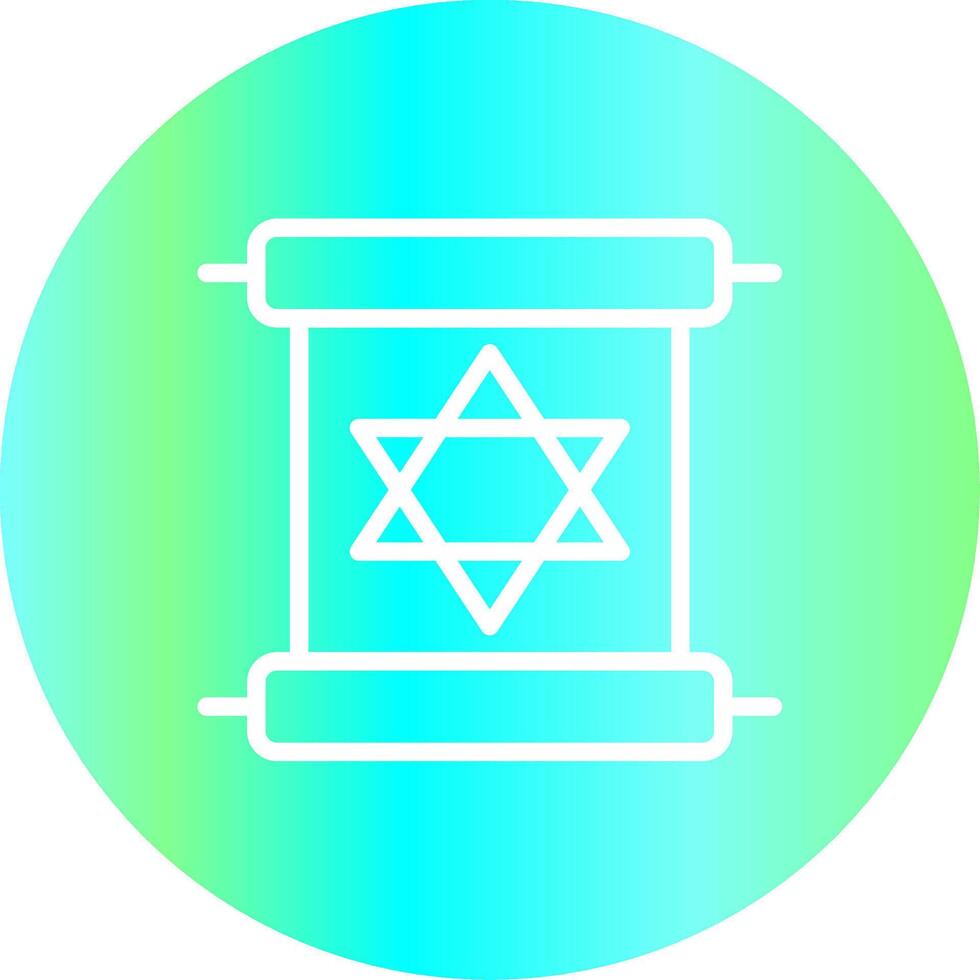 Scroll torah Creative Icon Design vector