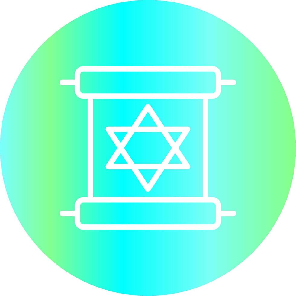 Scroll torah Creative Icon Design vector