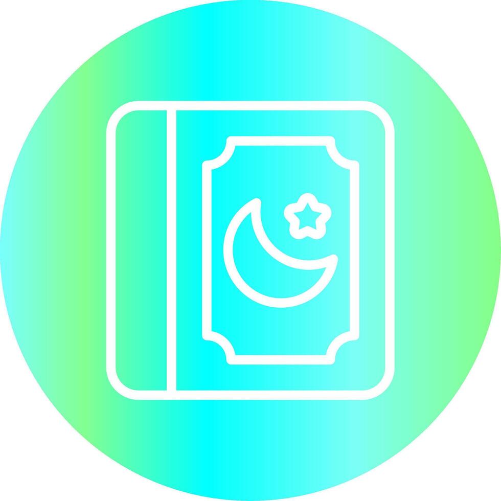 diseño de icono creativo de quran vector