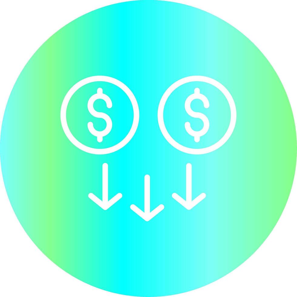Low Startup Cost Creative Icon Design vector