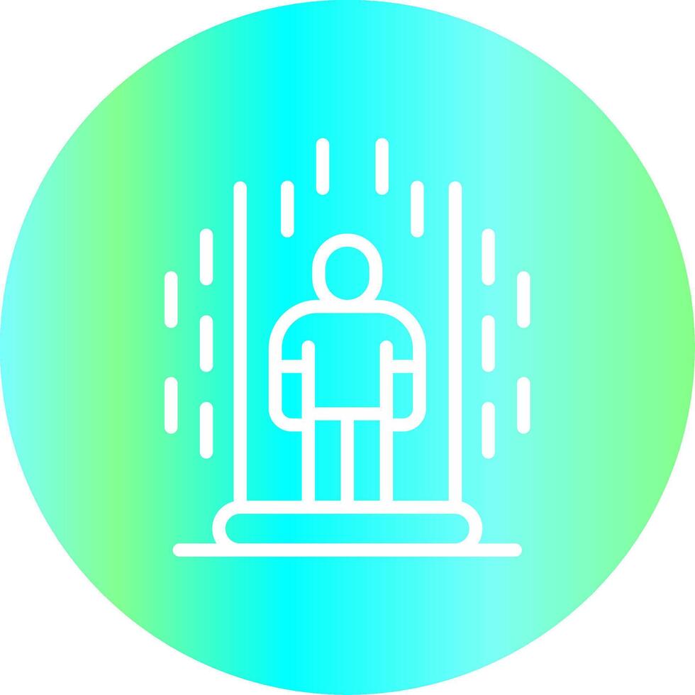 Teleportation Creative Icon Design vector