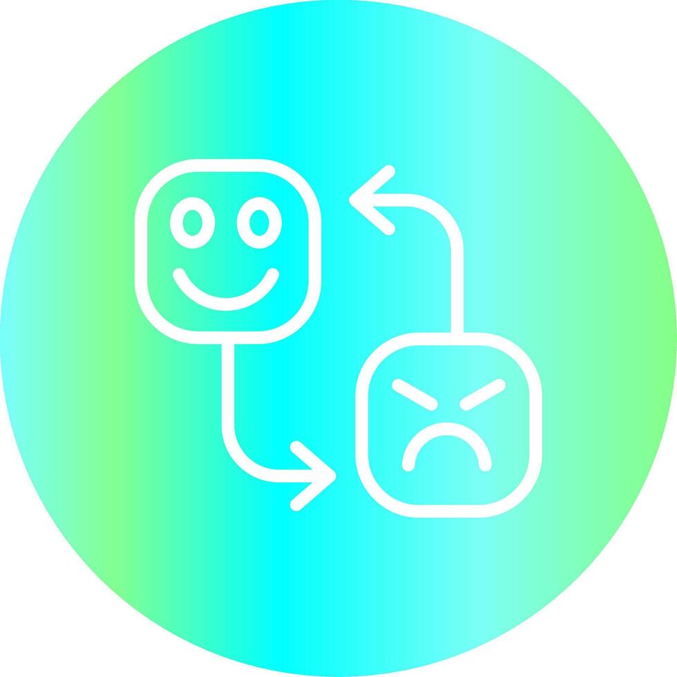 Mood Swing Creative Icon Design vector