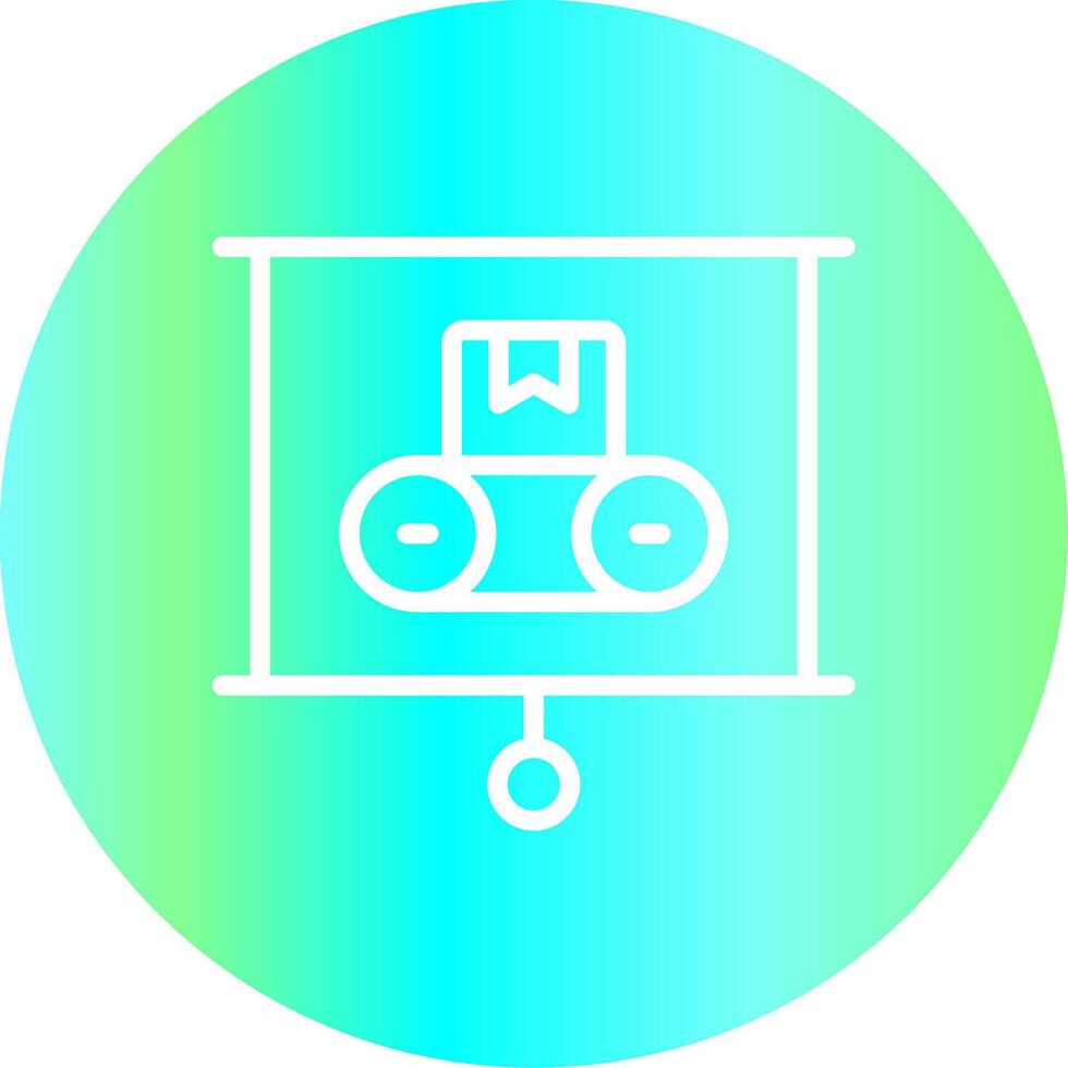 Machine Learning Creative Icon Design vector