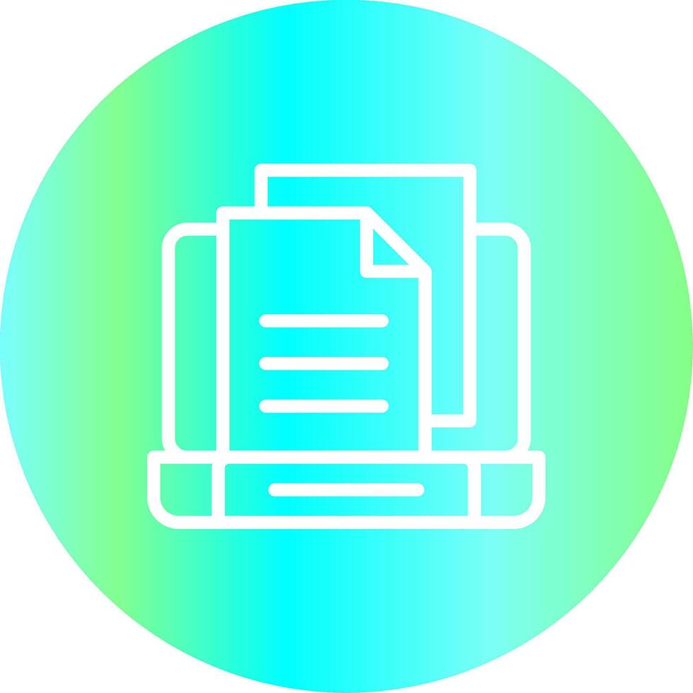 Online Copywriting Creative Icon Design vector