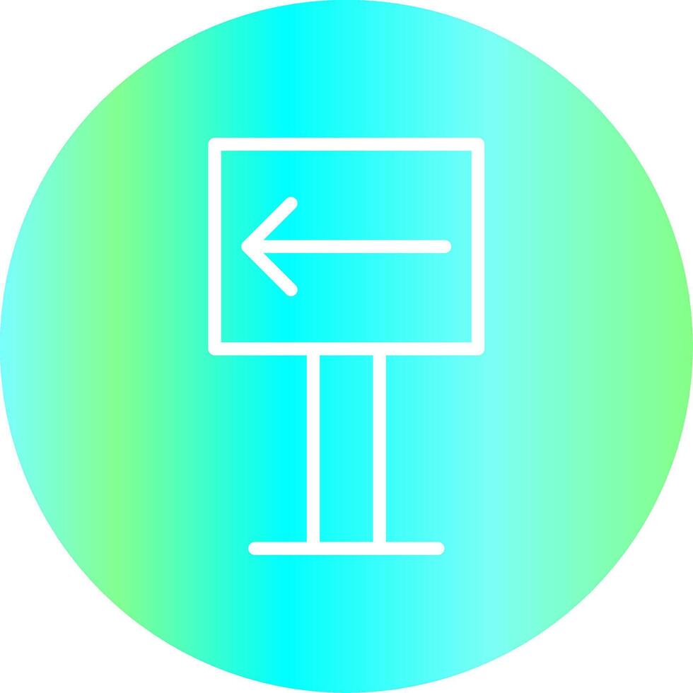 Left Creative Icon Design vector