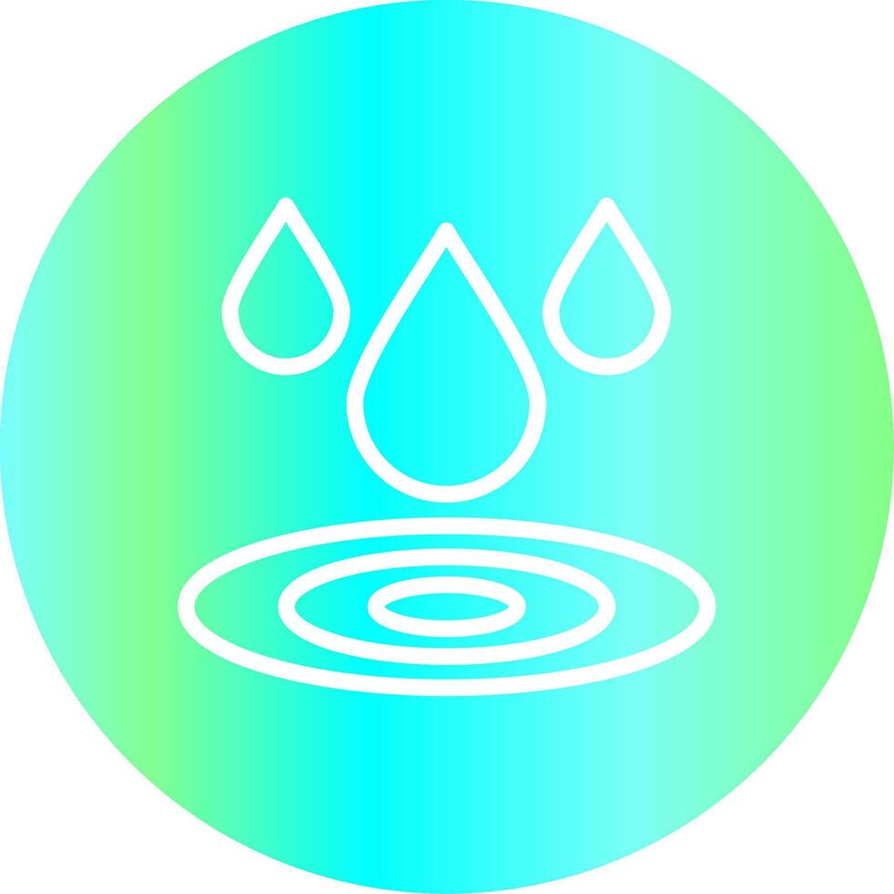 Water Creative Icon Design vector