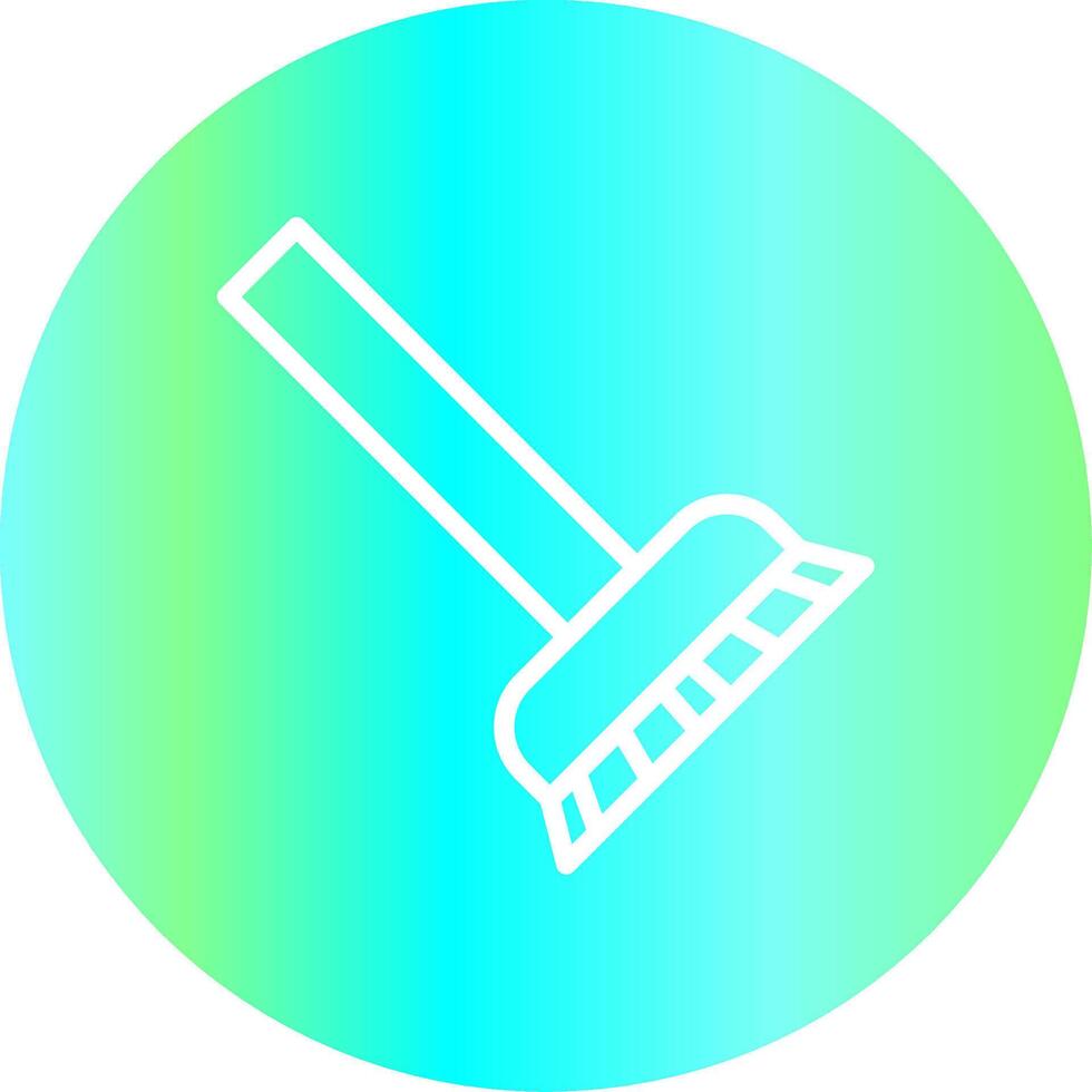 Broom Creative Icon Design vector