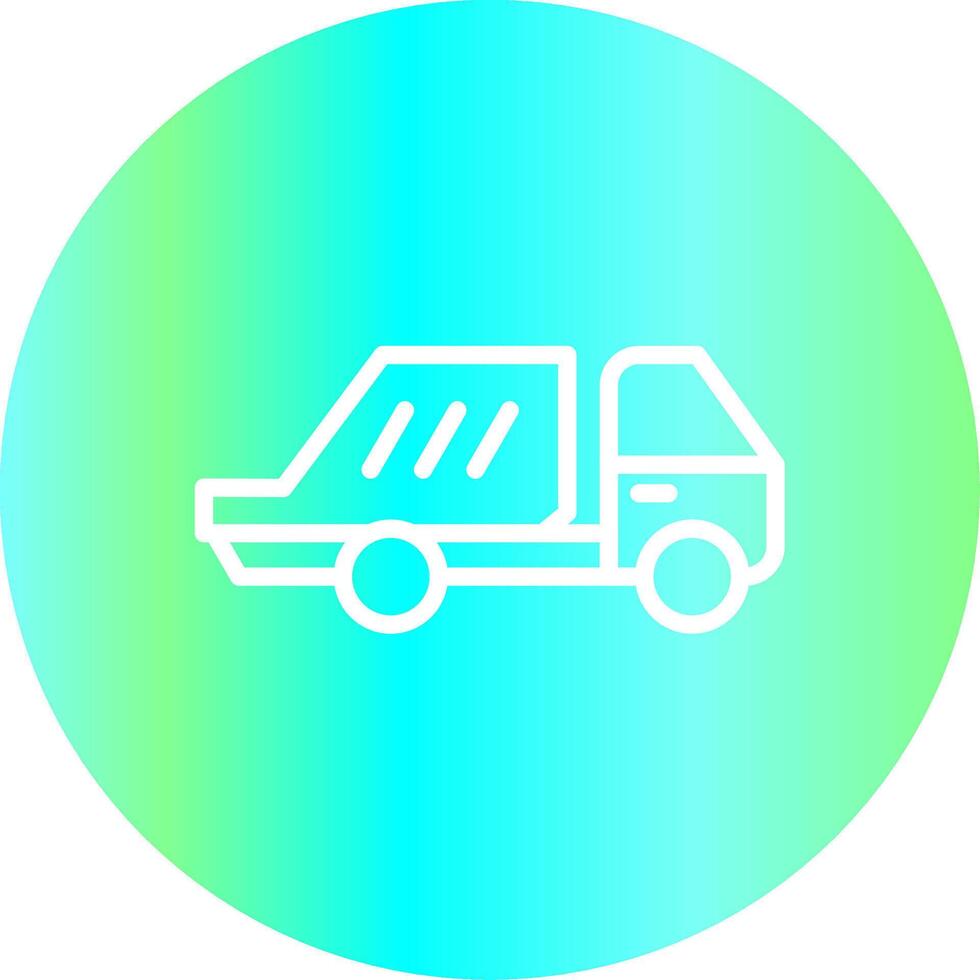 Garbage truck Creative Icon Design vector