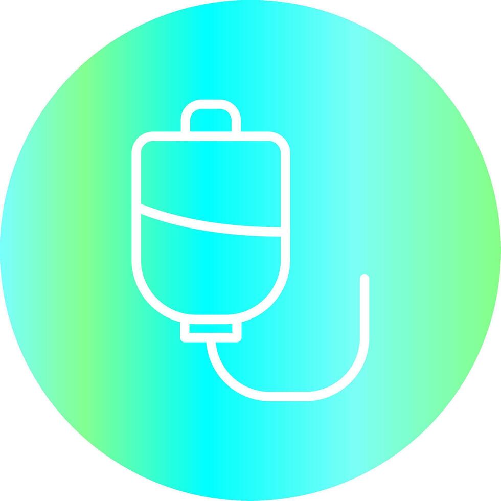 Blood Bag Creative Icon Design vector