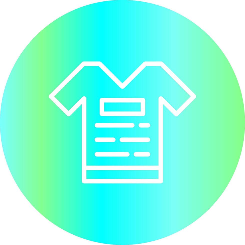 Tshirt Creative Icon Design vector