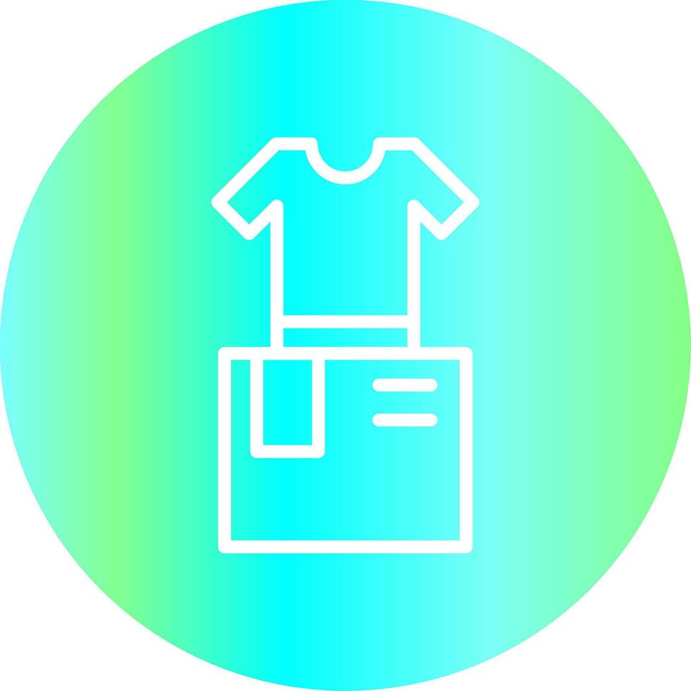 Clothes Box Creative Icon Design vector