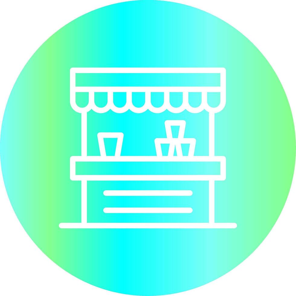 Stand Creative Icon Design vector