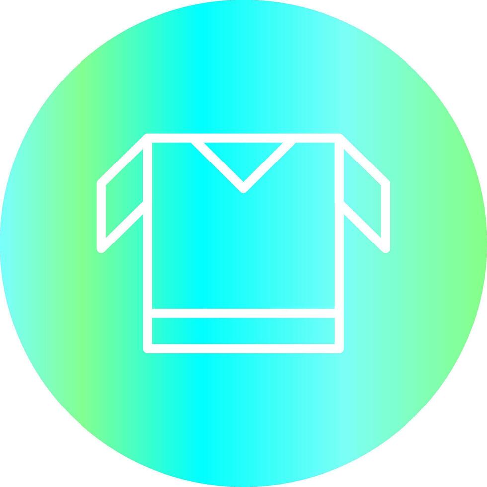 diseño de icono creativo de camisa vector