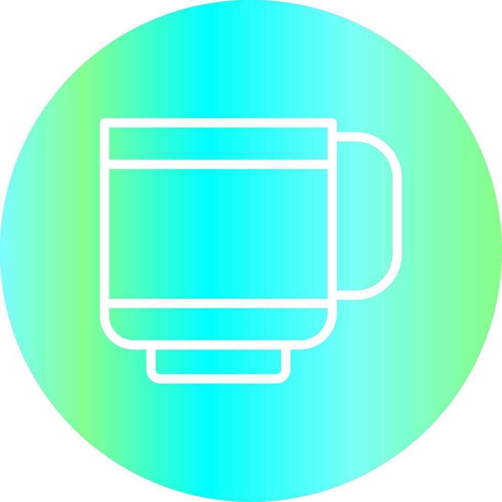 taza de diseño de icono creativo vector