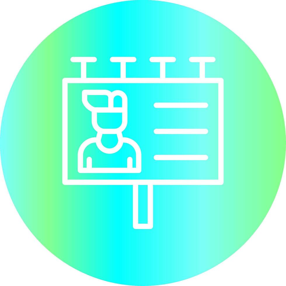 Advertisement Creative Icon Design vector