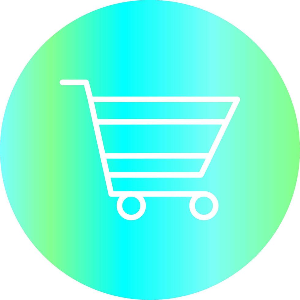 Shopping Cart Creative Icon Design vector