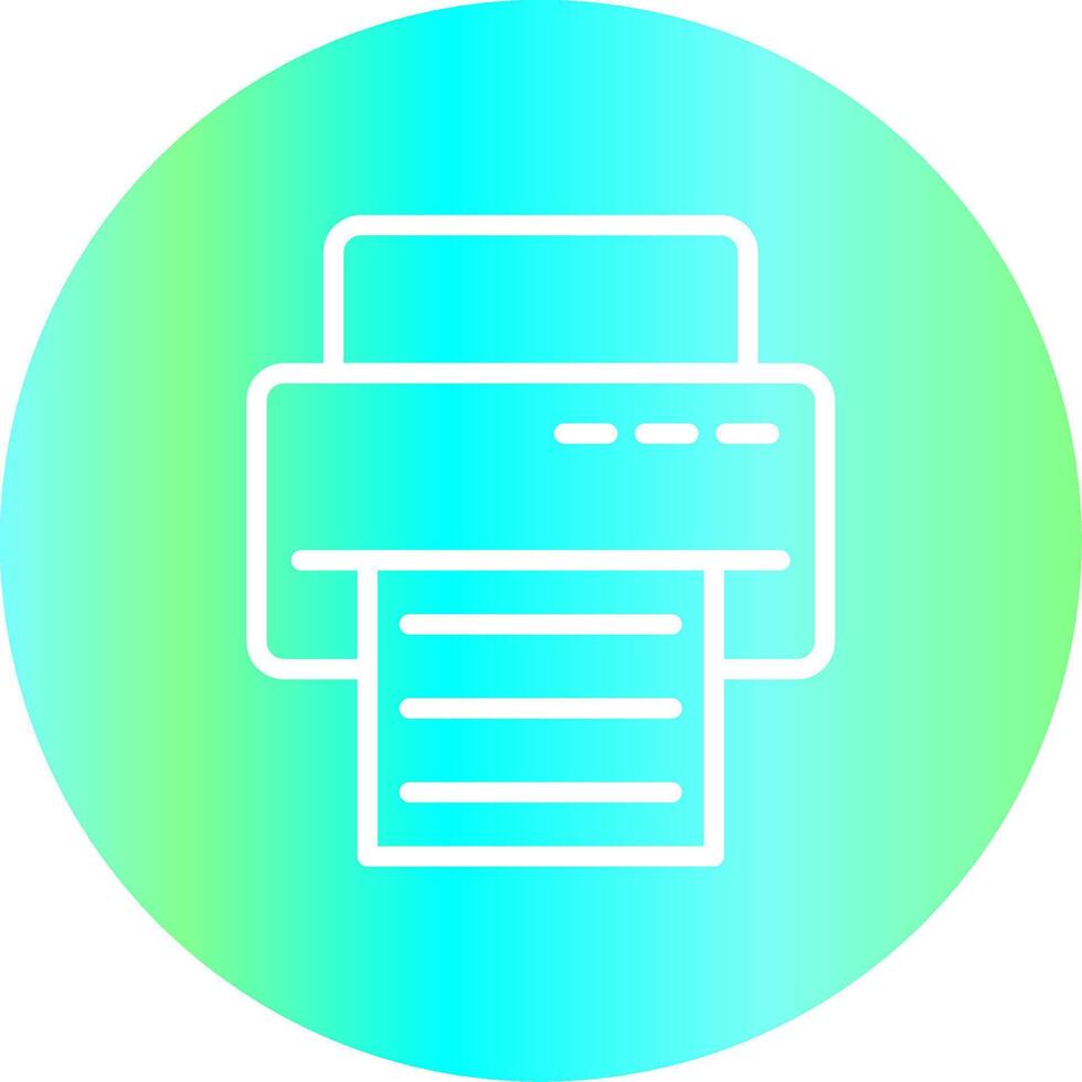 Printer Creative Icon Design vector